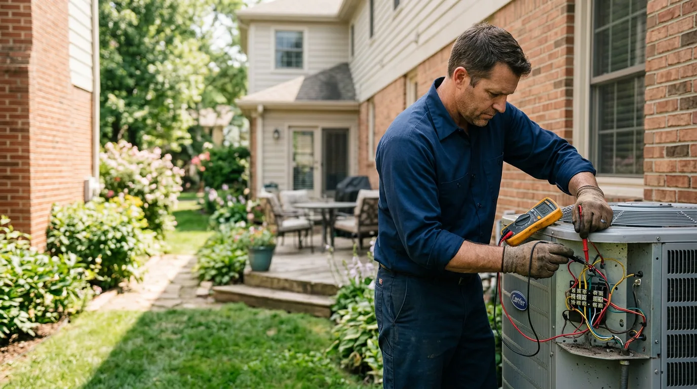HVAC technician working near Elmont, NY